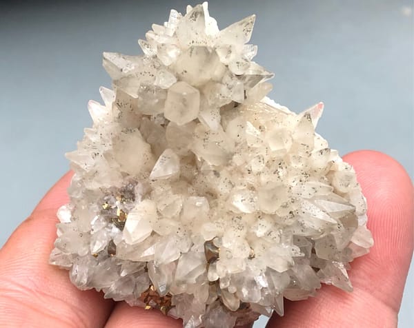 Calcite from Hunan, China, individual mineral specimen view 1
