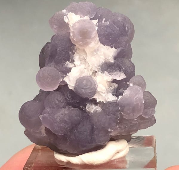Fluorite from Henan, China, individual mineral specimen view 1