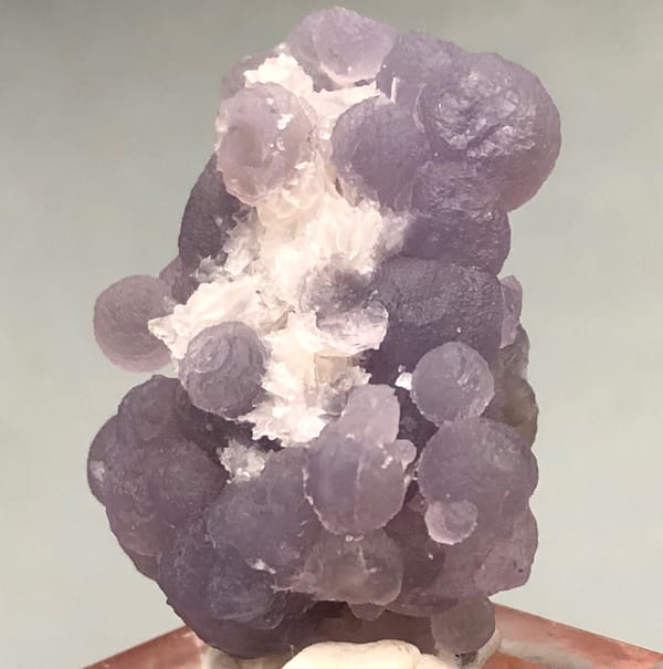 Fluorite from Henan, China, individual mineral specimen view 2