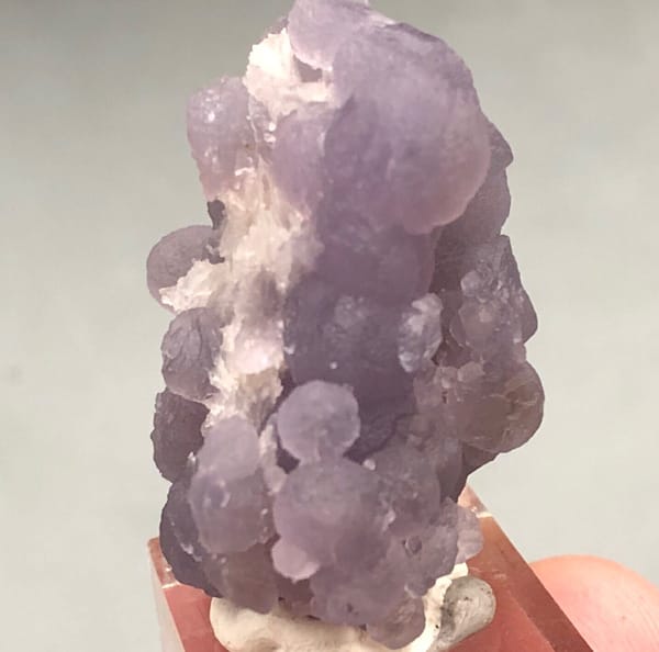 Fluorite from Henan, China, individual mineral specimen view 3