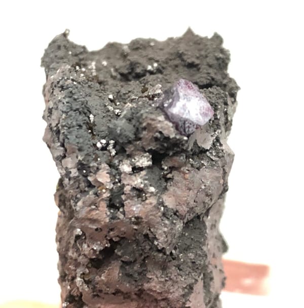 Cuprite from Anhui, China, individual mineral specimen view 3