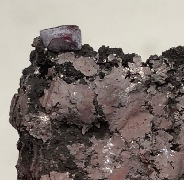 Cuprite from Anhui, China, individual mineral specimen view 5