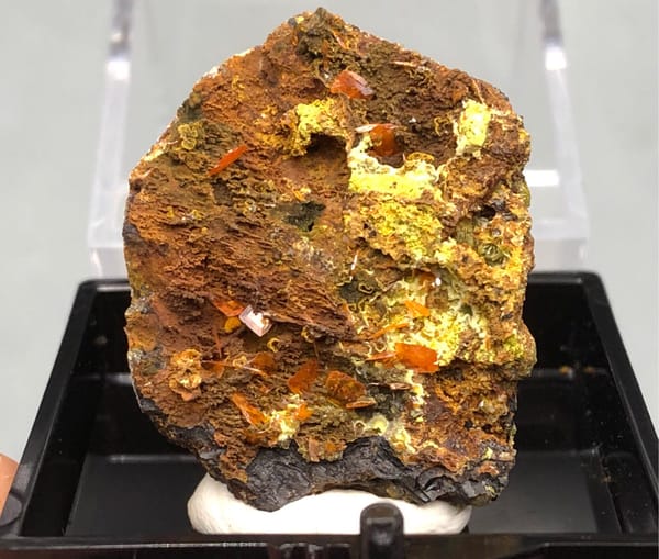 Pyromorphite from Guilin, Guangxi, China, individual mineral specimen view 1