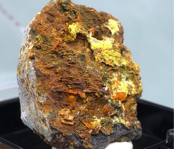 Pyromorphite from Guilin, Guangxi, China, individual mineral specimen view 2