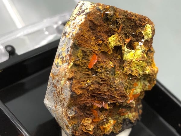 Pyromorphite from Guilin, Guangxi, China, individual mineral specimen view 3