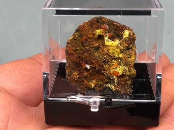 Pyromorphite from Guilin, Guangxi, China, individual mineral specimen view 7