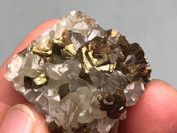 Pyrite from Anhui, China, individual mineral specimen view 3