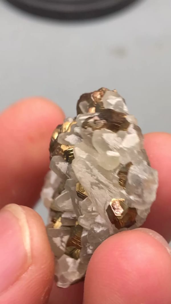 Pyrite from Anhui, China, individual mineral specimen view 6