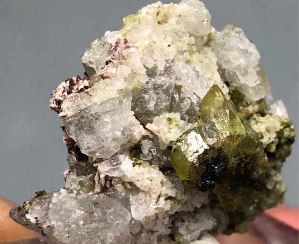 Titanite (sphene) from Pakistan, individual mineral specimen view 4