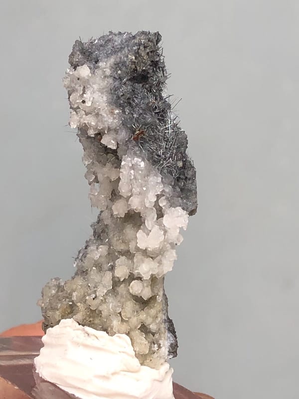 Bismuthinite from Inner Mongolia, China, individual mineral specimen view 7