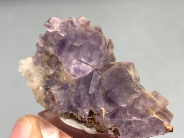 Fluorite from Fujian, China, individual mineral specimen view 2