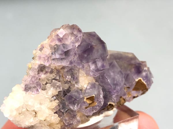 Fluorite from Fujian, China, individual mineral specimen view 5