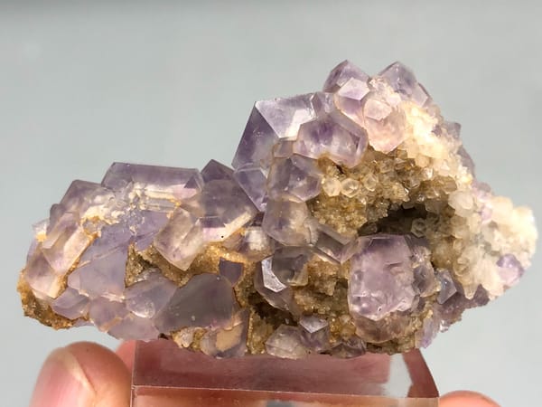 Fluorite from Fujian, China, individual mineral specimen view 6