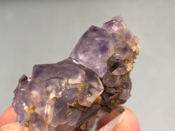 Fluorite from Fujian, China, individual mineral specimen view 7