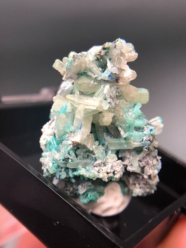 Cerussite from Guangxi, China, individual mineral specimen view 1