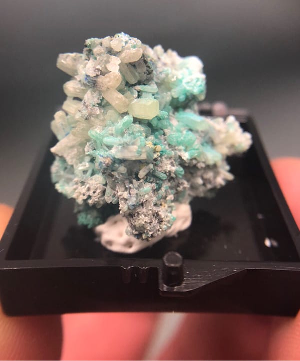 Cerussite from Guangxi, China, individual mineral specimen view 2