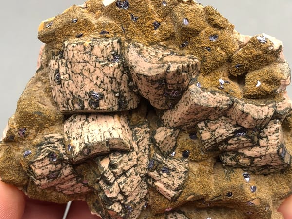 Potassium feldspar (species not verified) from Wulian, Shandong, China, individual mineral specimen view 5