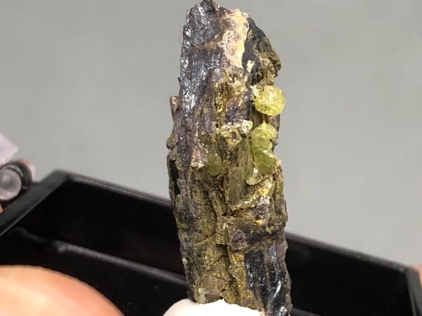 Sulfur from Hunan, China, individual mineral specimen view 2