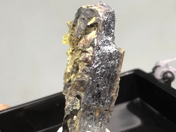 Sulfur from Hunan, China, individual mineral specimen view 3