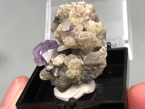Fluorite from Yaogangxian Mine, Yizhang Co., Hunan, China, individual mineral specimen view 1
