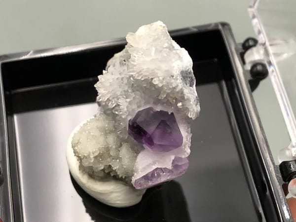 Fluorite from Fujian, China, individual mineral specimen view 5