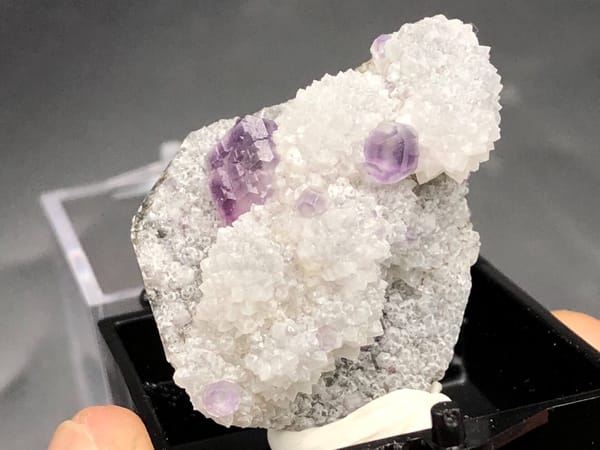 Fluorite from Fujian, China, individual mineral specimen view 1