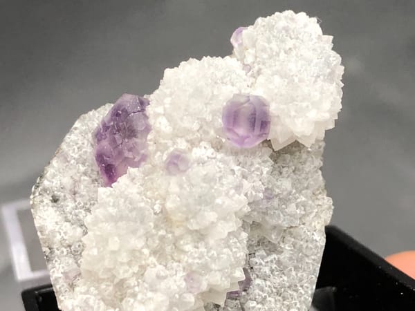 Fluorite from Fujian, China, individual mineral specimen view 3