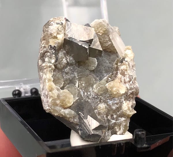 Mica from Yaogangxian Mine, Yizhang Co., Hunan, China, individual mineral specimen view 1