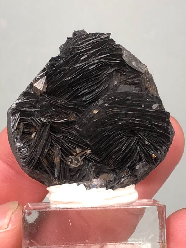 Specular hematite from Guangdong, China, individual mineral specimen view 1