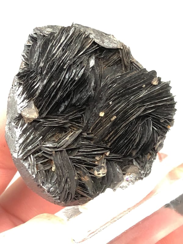 Specular hematite from Guangdong, China, individual mineral specimen view 3