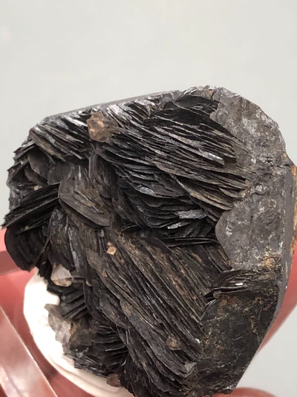 Specular hematite from Guangdong, China, individual mineral specimen view 5