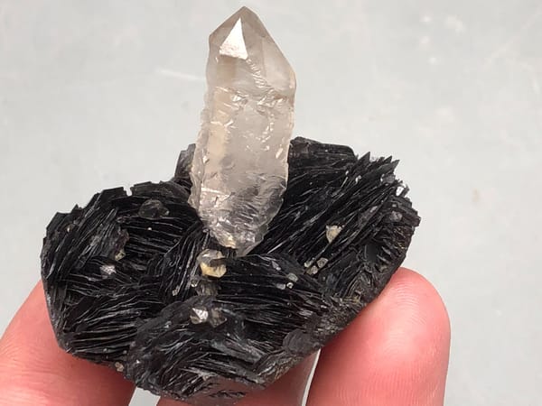 Quartz from Guangdong, China, individual mineral specimen view 1