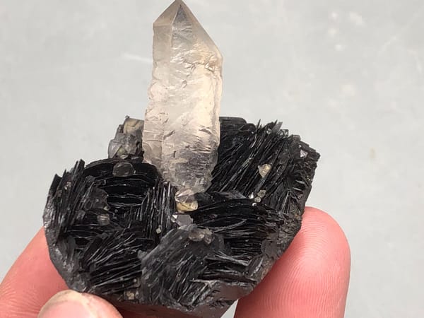 Quartz from Guangdong, China, individual mineral specimen view 2