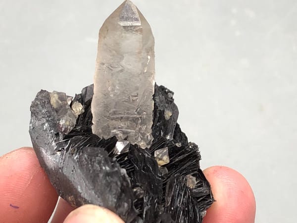 Quartz from Guangdong, China, individual mineral specimen view 3