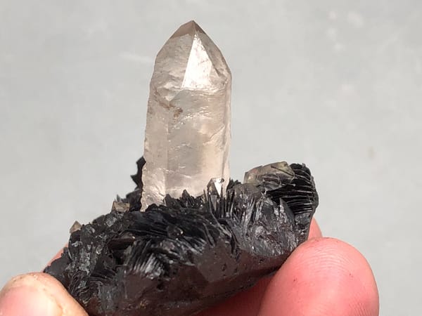 Quartz from Guangdong, China, individual mineral specimen view 4