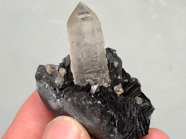 Quartz from Guangdong, China, individual mineral specimen view 6