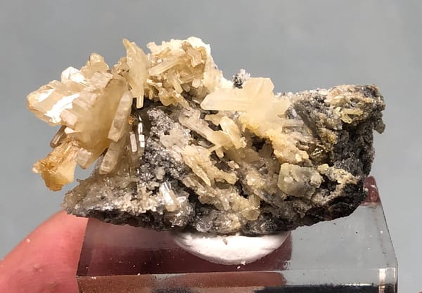 Cerussite from Guangxi, China, individual mineral specimen view 1