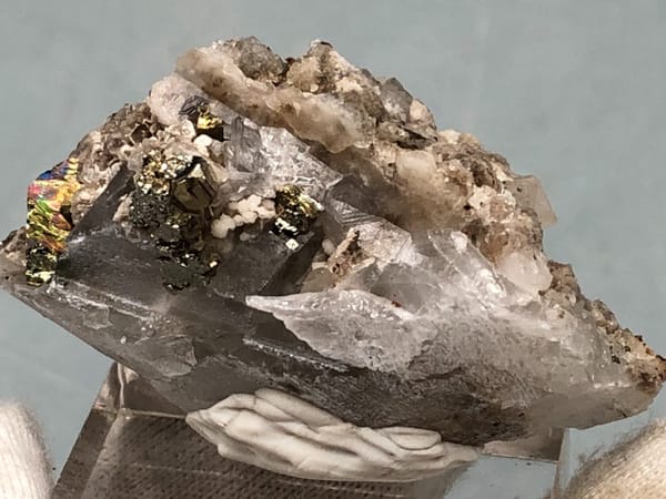 Chalcopyrite from Daye, Hubei, China, individual mineral specimen view 5