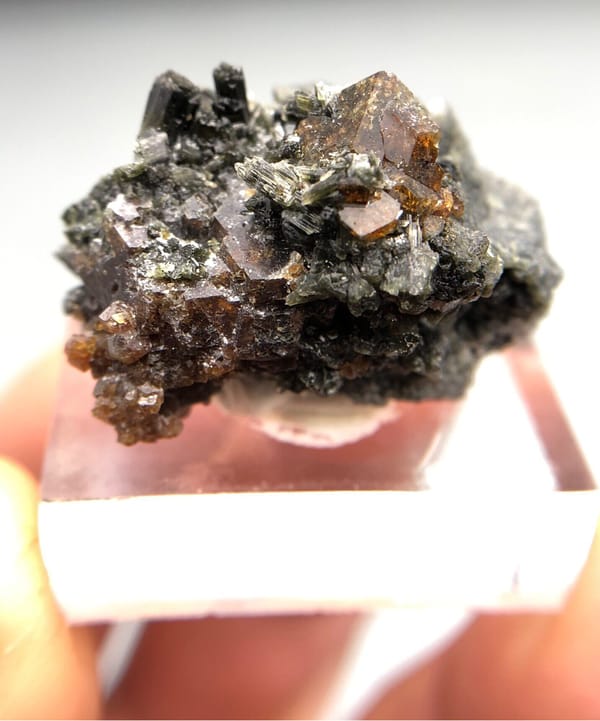 Diopside from Inner Mongolia, China, individual mineral specimen view 1