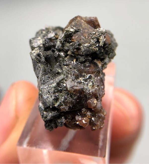 Diopside from Inner Mongolia, China, individual mineral specimen view 5