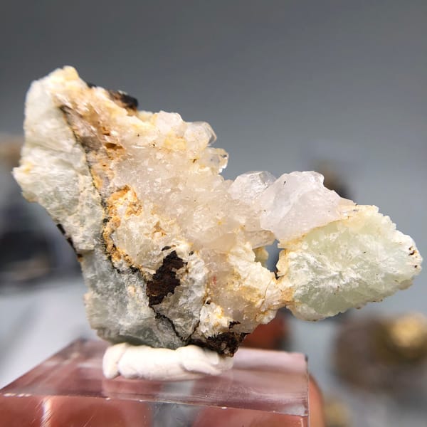 Prehnite from Yunnan, China, individual mineral specimen view 7