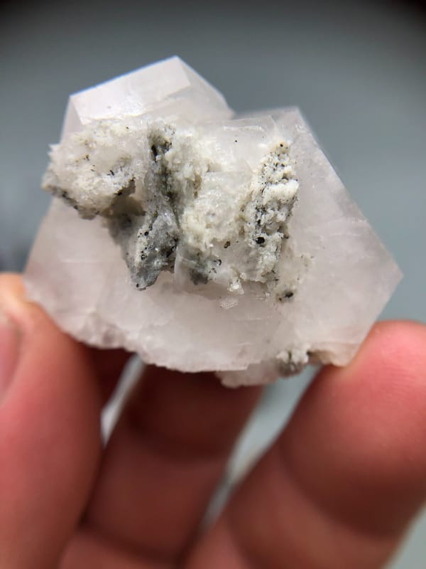 Calcite from Fujian, China, individual mineral specimen view 4