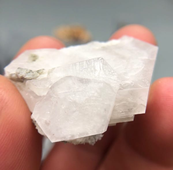 Calcite from Fujian, China, individual mineral specimen view 7