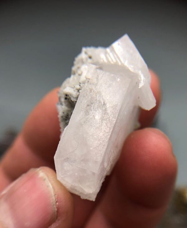 Calcite from Fujian, China, individual mineral specimen view 9