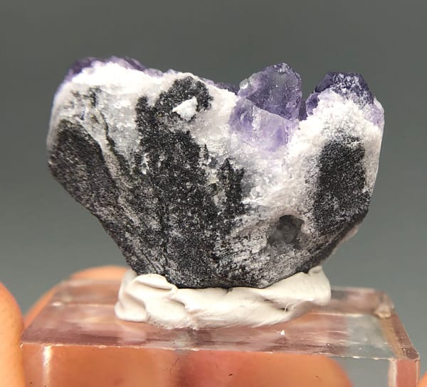 Fluorite from Fujian, China, individual mineral specimen view 8