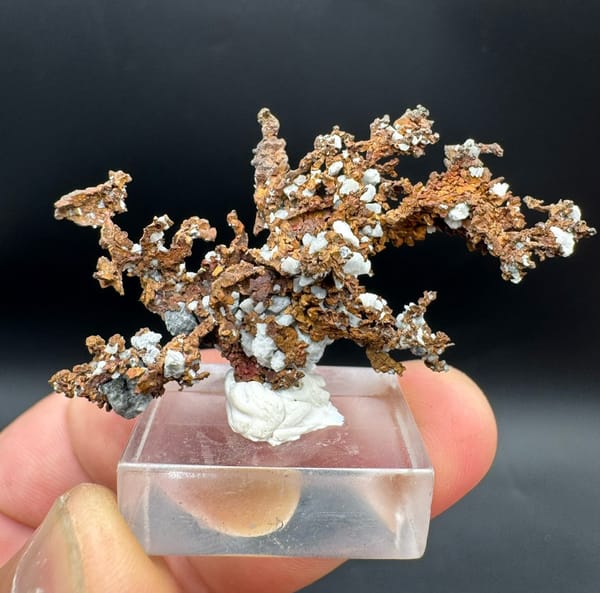 Native copper from Jiangxi, China, individual mineral specimen view 1