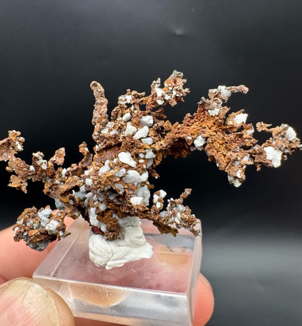 Native copper from Jiangxi, China, individual mineral specimen view 3