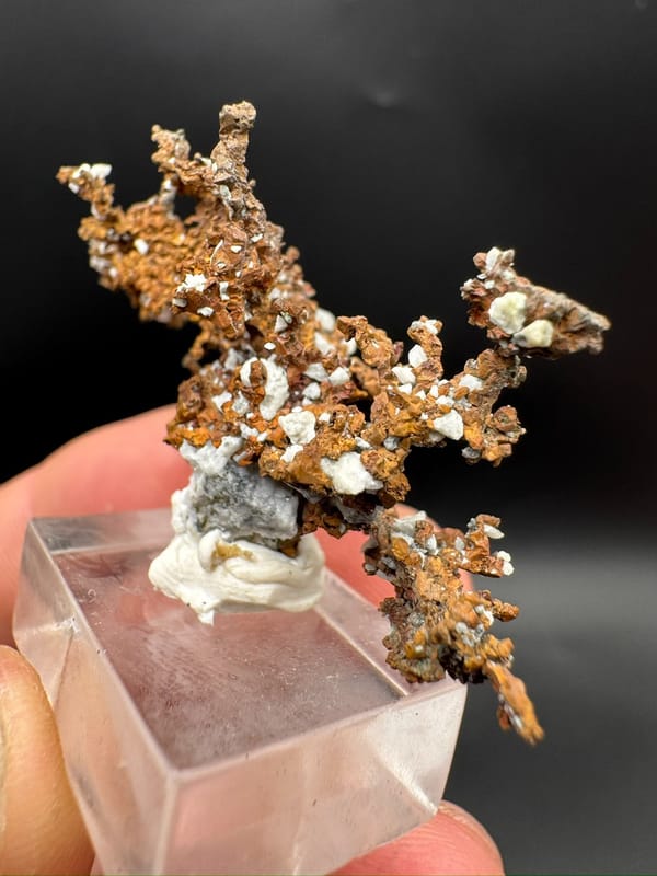 Native copper from Jiangxi, China, individual mineral specimen view 4