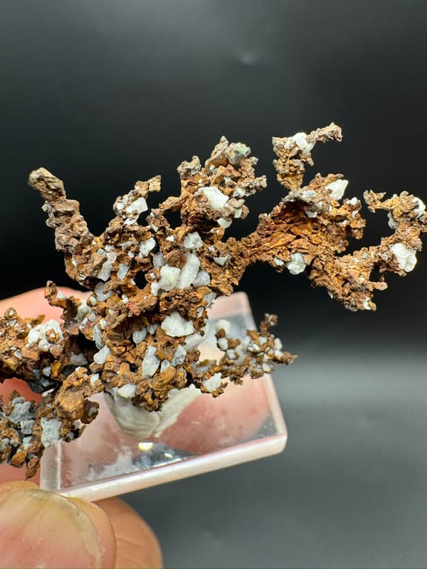 Native copper from Jiangxi, China, individual mineral specimen view 6