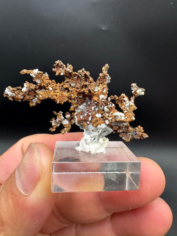Native copper from Jiangxi, China, individual mineral specimen view 7